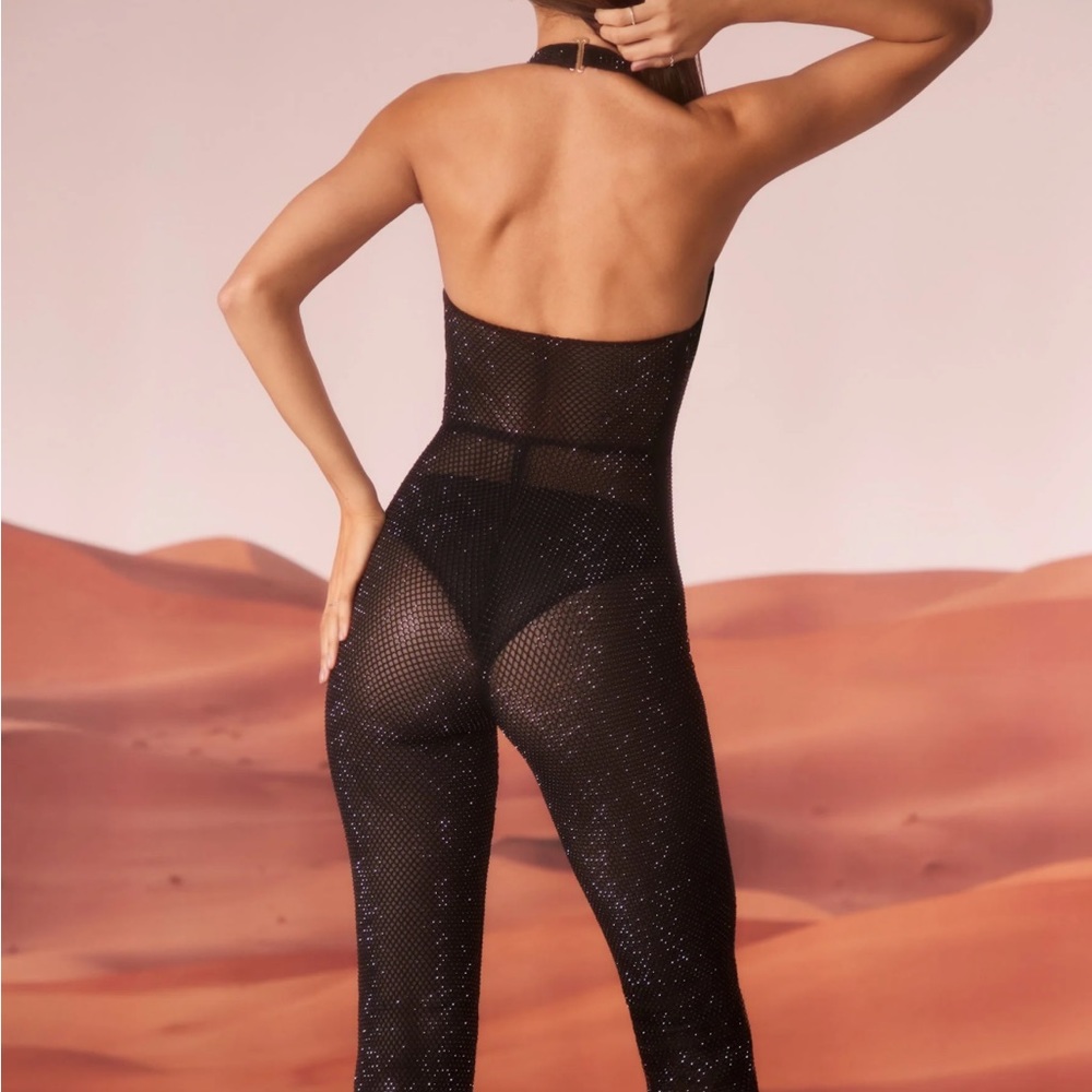 Oh Polly Rhinestone Jumpsuit